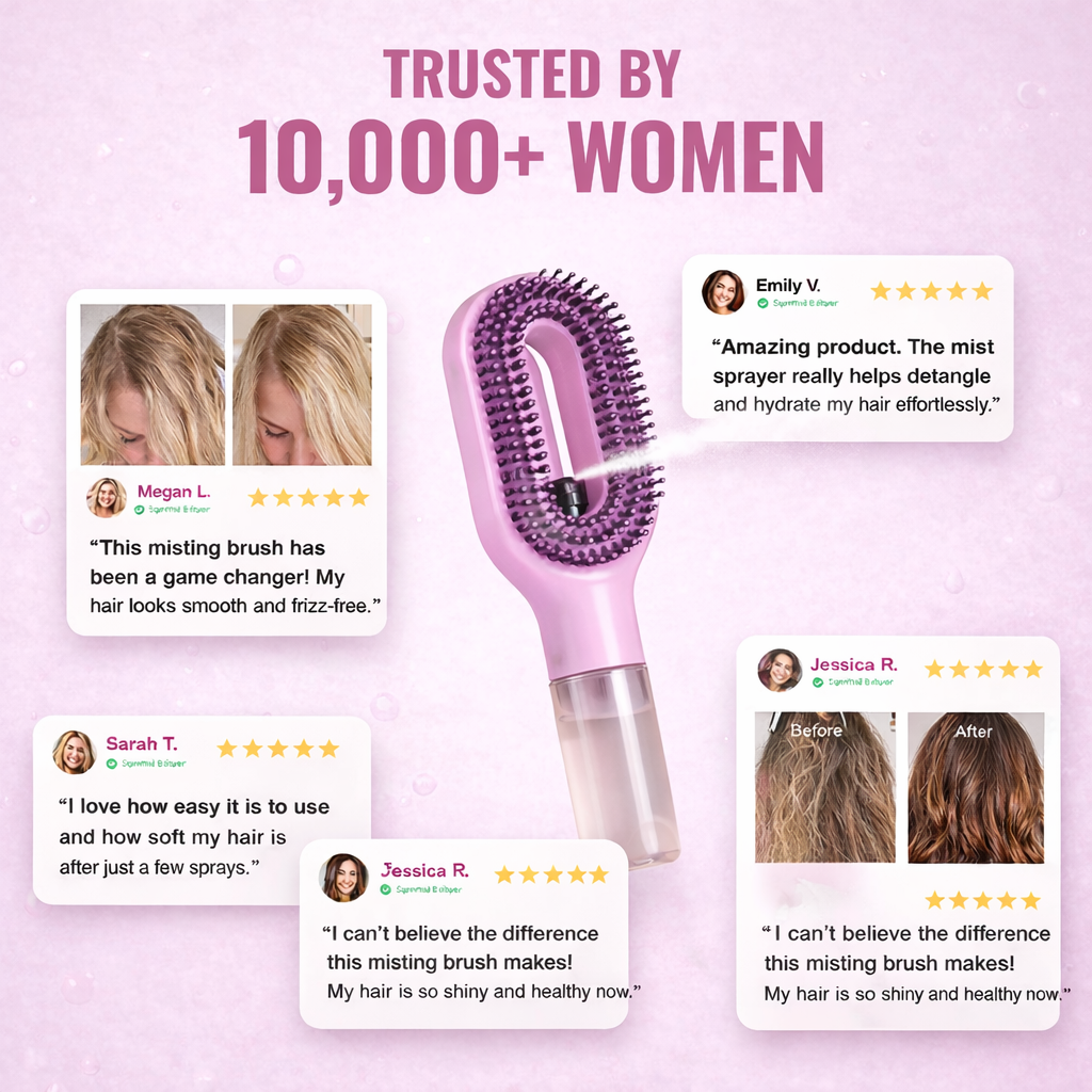 AquaComb™ – Stop Wasting 20 Minutes Fighting Knots Every Morning